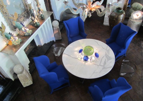 Holler & Saunders showroom interior with Spanish Colonial furniture and decorative art, view 15
