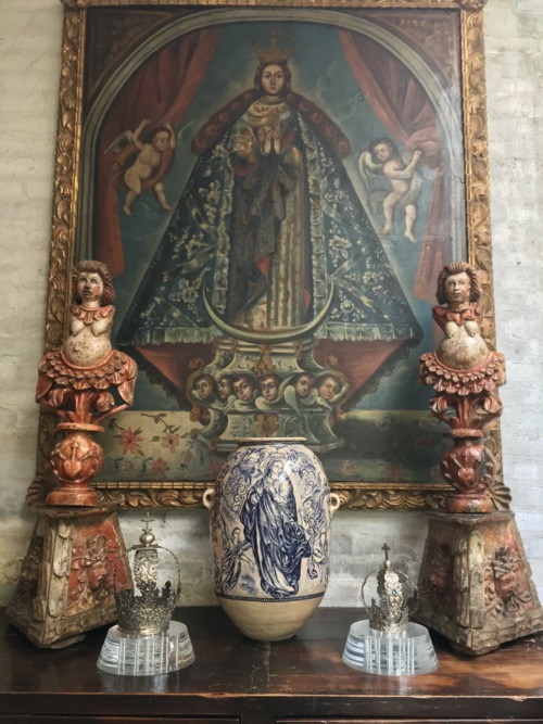Holler & Saunders showroom interior with Spanish Colonial furniture and decorative art, view 16