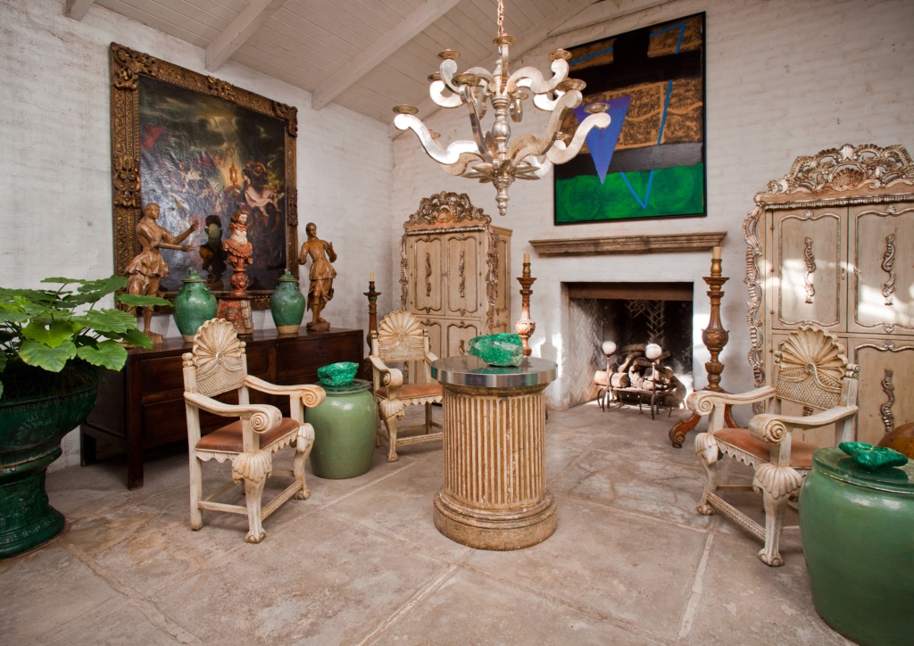 Holler & Saunders showroom interior with Spanish Colonial furniture and decorative art, view 41