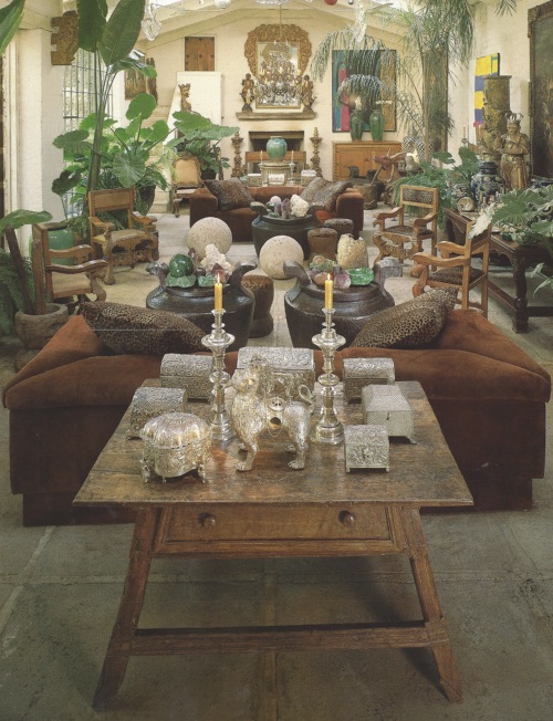 Holler & Saunders showroom interior with Spanish Colonial furniture and decorative art, view 51