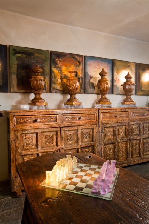 Holler & Saunders showroom interior with Spanish Colonial furniture and decorative art, view 57