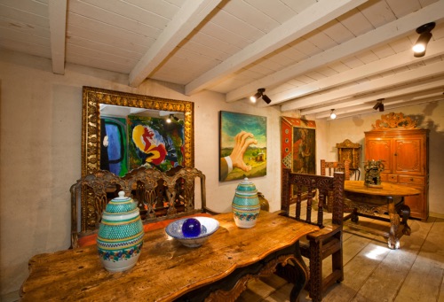 Holler & Saunders showroom interior with Spanish Colonial furniture and decorative art, view 58