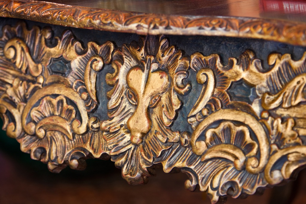 Holler & Saunders showroom interior with Spanish Colonial furniture and decorative art, view 68