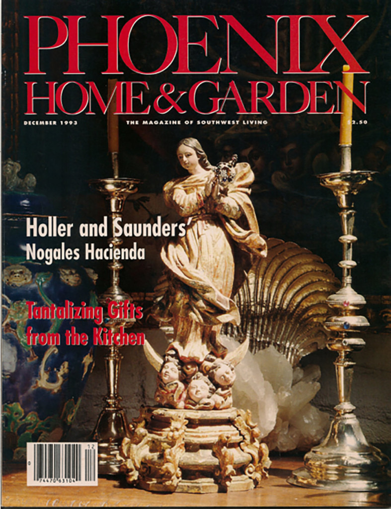Phoenix Home & Garden December 1993 cover featuring Holler & Saunders