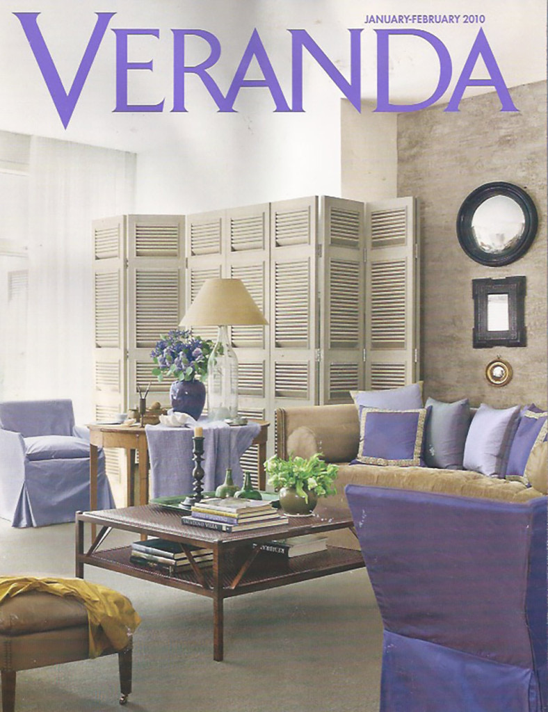 Veranda magazine cover featuring Holler & Saunders